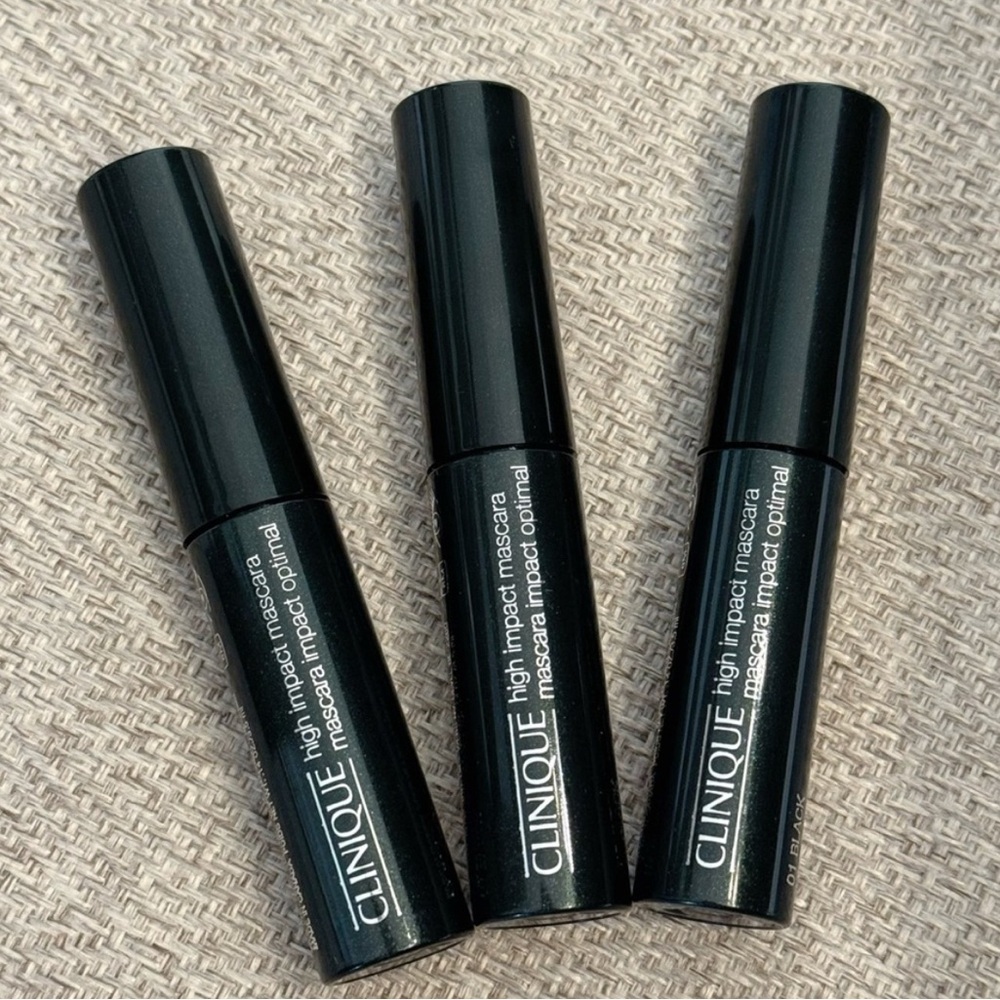 3 pack Clinique High Impact™ Mascara travel size 3.5ml-black